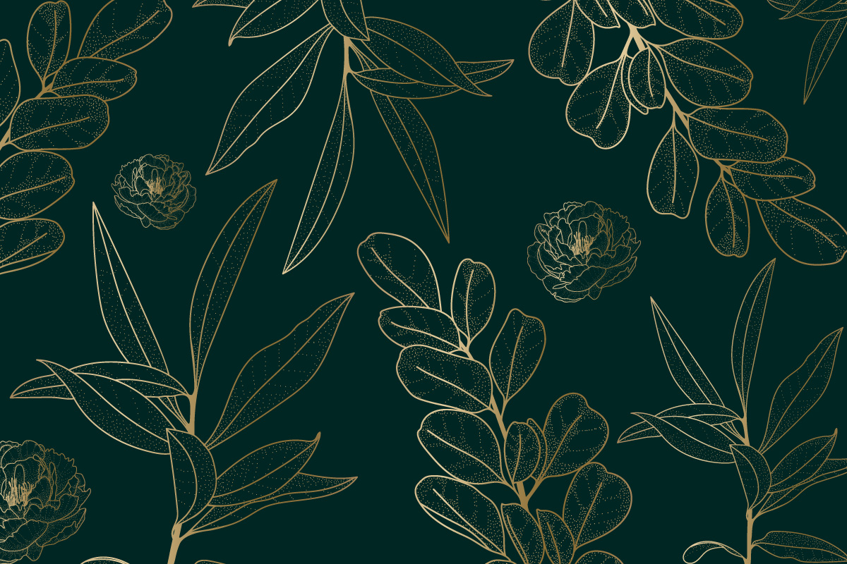 deep green wall