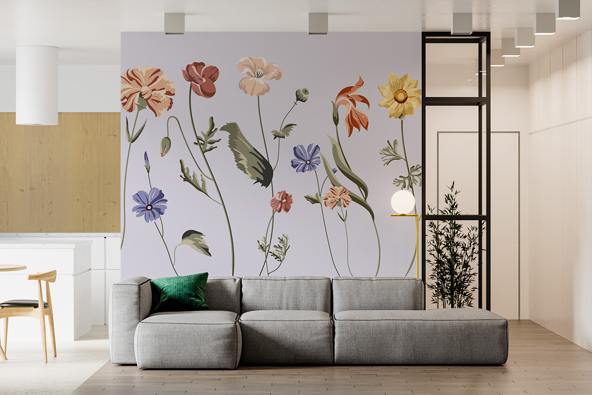 delicate living room