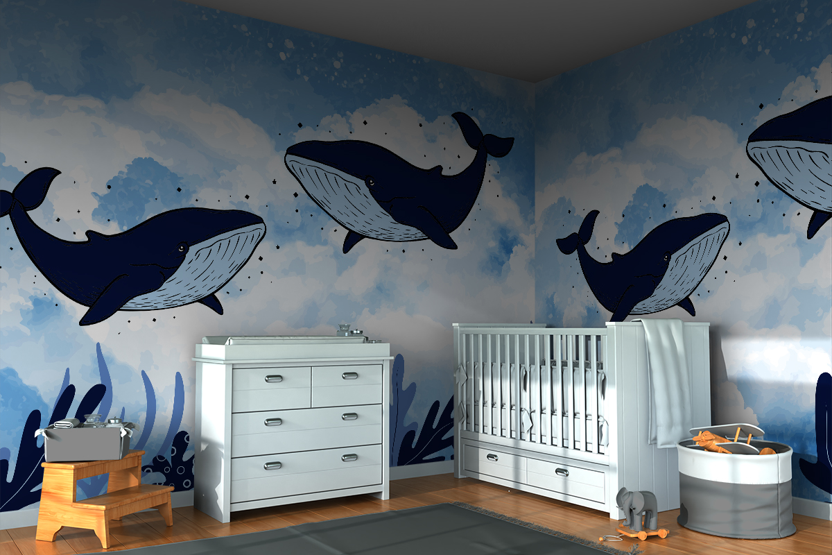 whale baby room